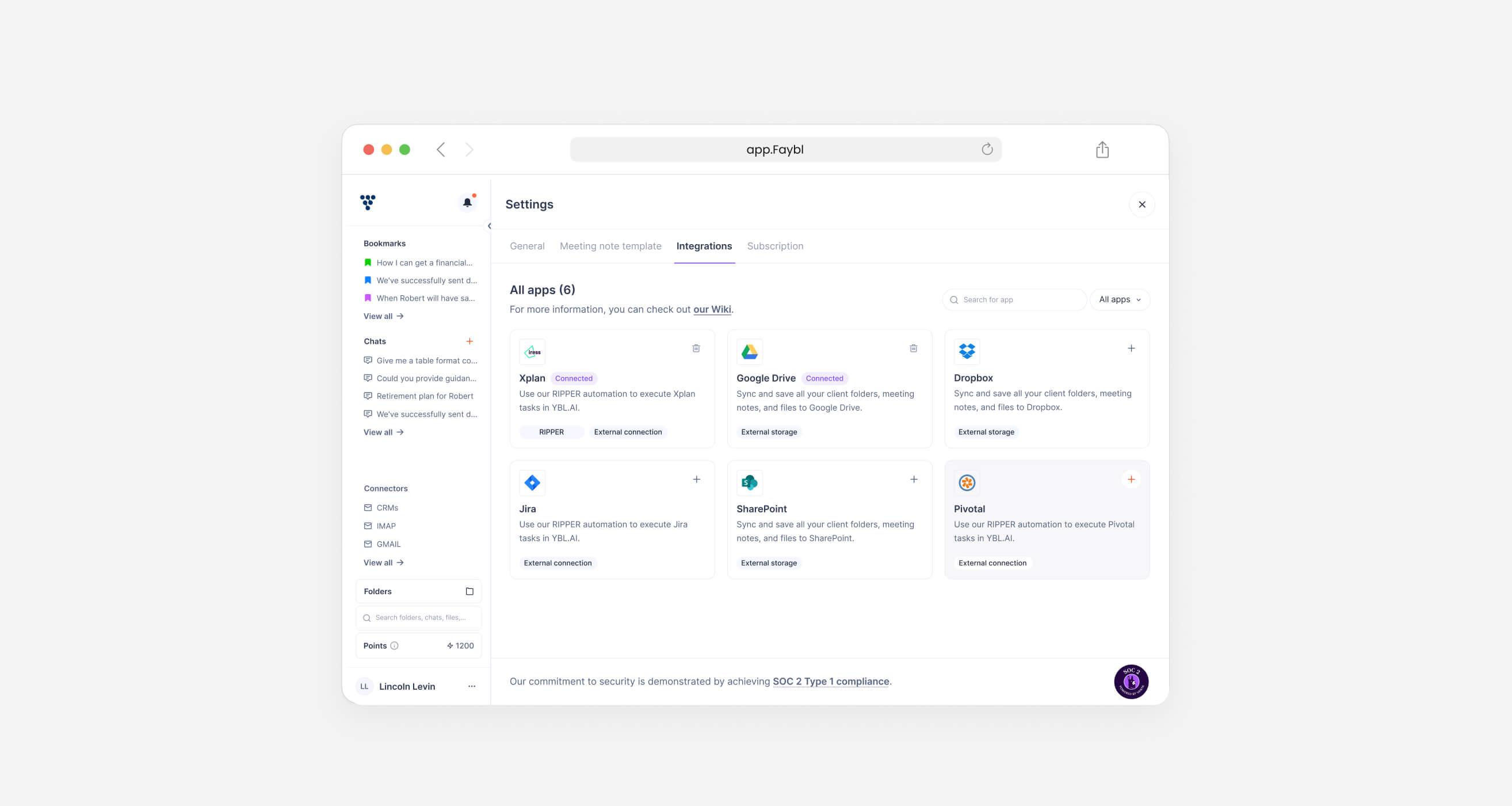 Integrations